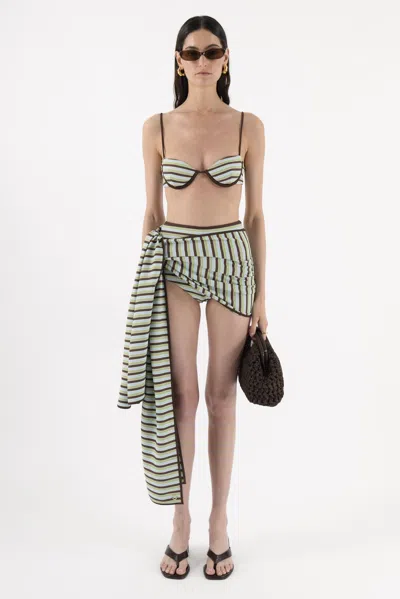 Arakii Swim Scarf In Green