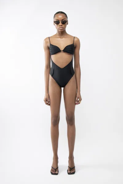 Arakii Papilio Swimsuit In Black