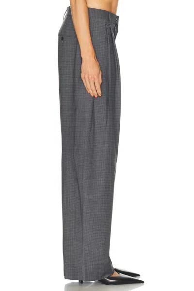 Alexander Wang Mid-rise Trouser With Chain In Gray