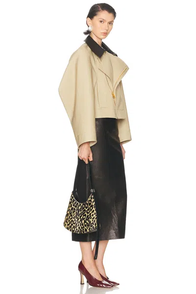 Jil Sander Small Eldorado Shoulder Bag In Brown