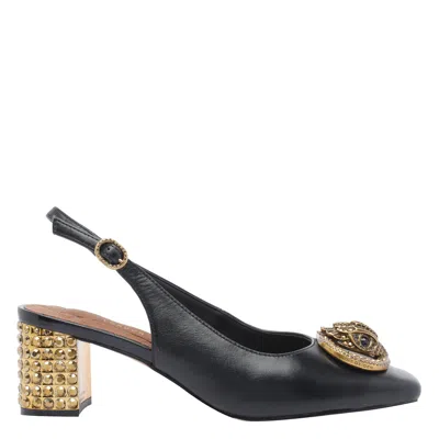 Kurt Geiger Chelsea Block Slingback In Black