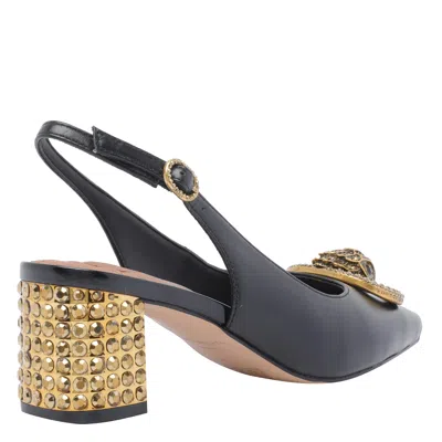 Kurt Geiger Chelsea Block Slingback In Black