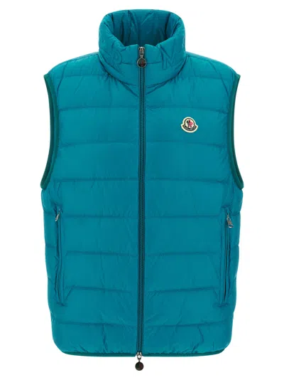 Moncler Rocoque Padded Bodywarmer In Blue