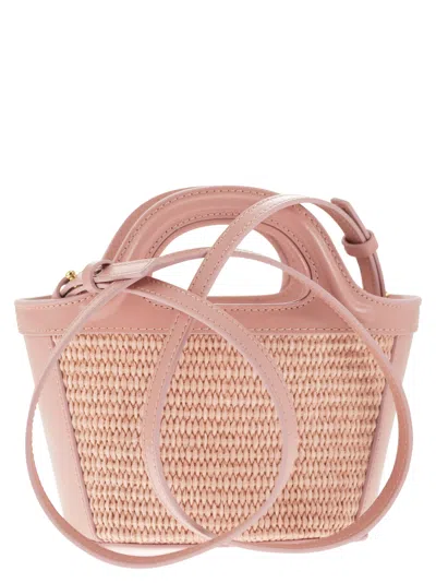 Marni Tropicalia Micro Adjustable Shoulder Strap Bag In Pink