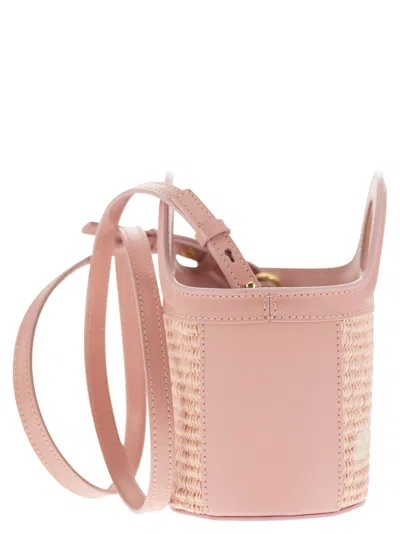 Marni Tropicalia Micro Adjustable Shoulder Strap Bag In Pink