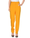 Msgm Casual Pants In Orange