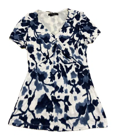 Max Mara Patterned Top In Brown