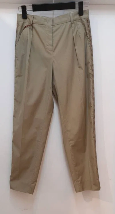 Max Mara Belt Loops Slacks In Brown
