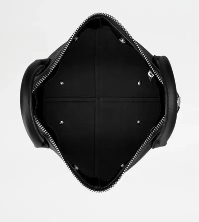 Tod's Di Bag Swing Zip Mini Bag In Black