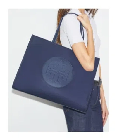 Tory Burch Mini Ella Shoulder Bag In Blue