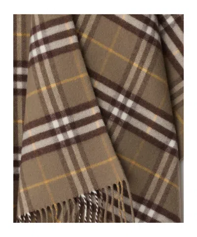 Burberry St. Charlotte Double-faced Wool Cashmere Cape In Brown