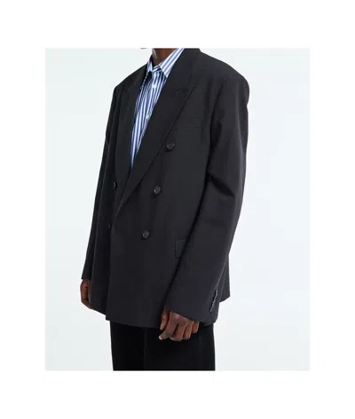 Acne Studios Long-sleeved Suit Jacket In Black