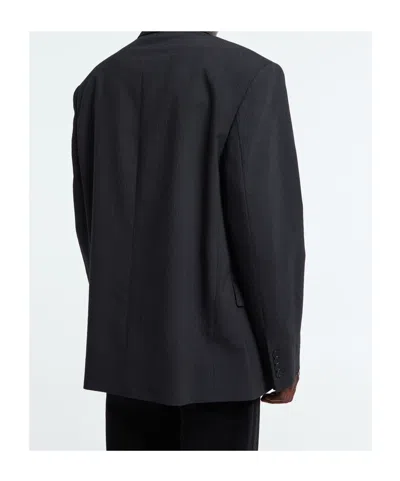 Acne Studios Long-sleeved Suit Jacket In Black