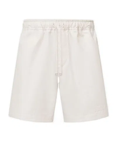 Amiri Elastic Waist Shorts In White