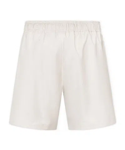 Amiri Elastic Waist Shorts In White