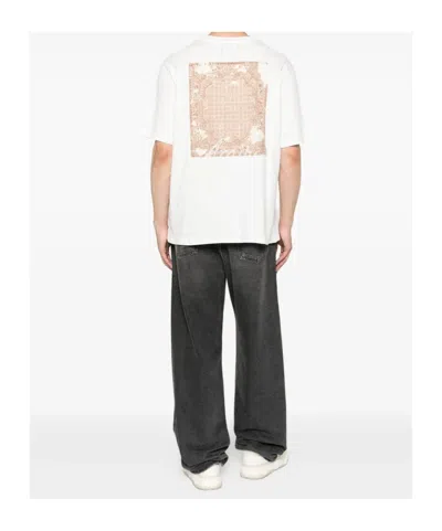 Amiri Bleach Bandana Patch Tee In White