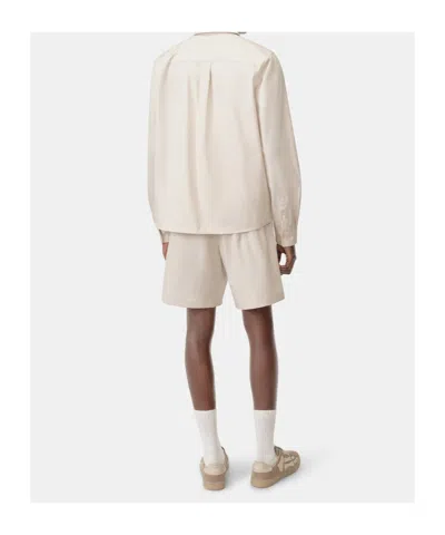 Amiri Elastic Waist Shorts In White