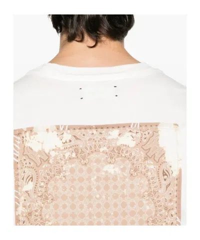 Amiri Bleach Bandana Patch Tee In White