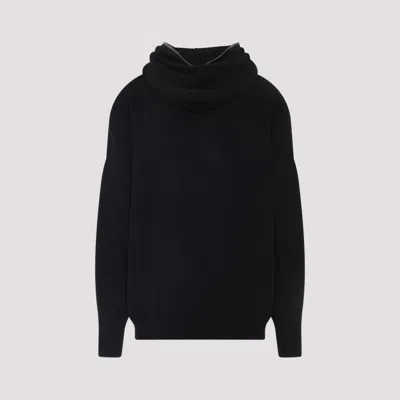 Rick Owens Knit Sweatshirt In Black