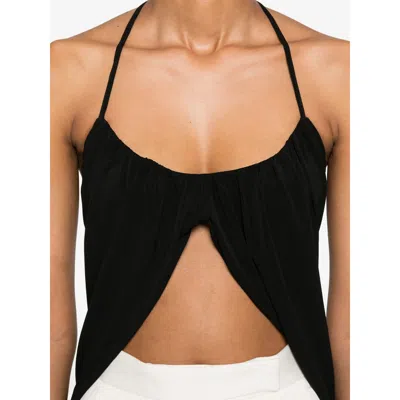 Alaïa Backless Tops In Black