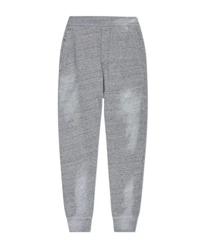Dsquared2 Distressed-detail Track Pants In Gray