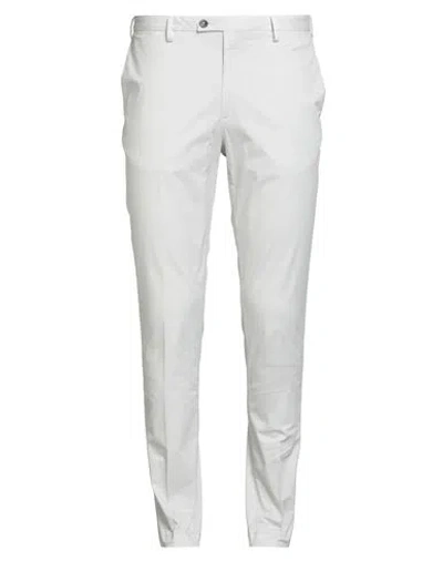 Devore Incipit Man Pants Off White Size 28 Cotton, Elastane In White