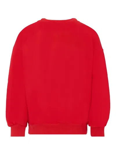 Bobo Choses Red Sweatshirt For Kids With Bell Game In Red