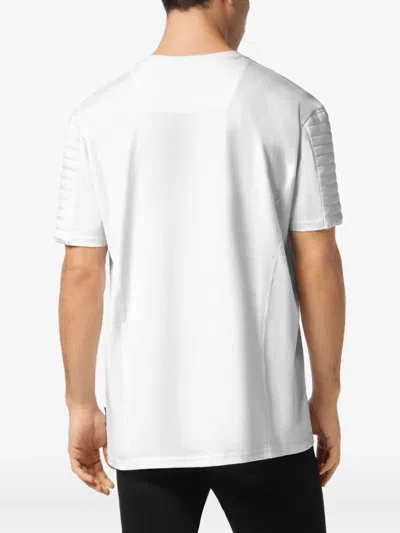 Philipp Plein Lightweight Short Sleeve Crew Neck T-shirt In White