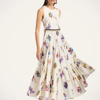 La Doublej Sleeveless Big Dress In White