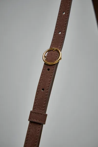 Alaïa Le Click Medium Square Bag In Brown