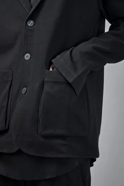 Thom Krom Black M Sj 676 Blazer In Black