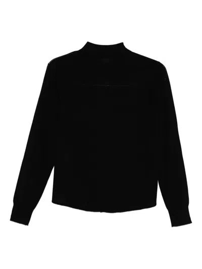 Seventy Button-fastening Wool Blouse In Black