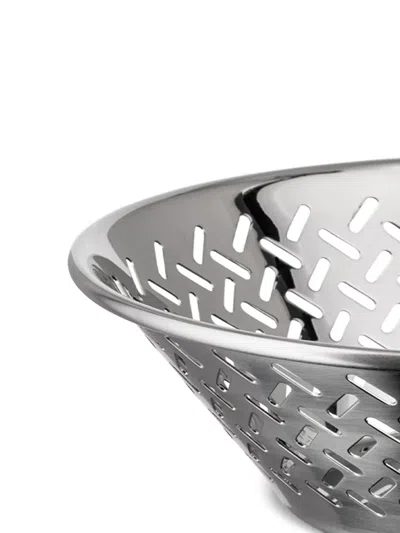 Alessi Cut-out Bowl In Silver
