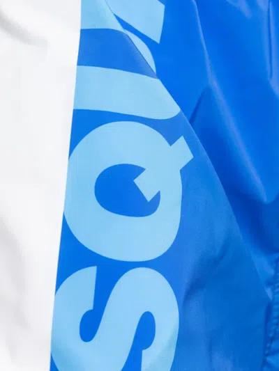 Dsquared2 Drawstring Swimming Trunks In Blue