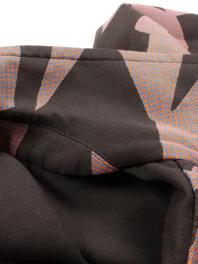 Pre-owned Louis Vuitton 2010 Geometric-pattern Shirt In Orange