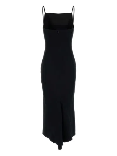 Givenchy Women Dress With Draped Detail In Black