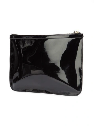 Shop Pierre Hardy Printed Clutch In Black