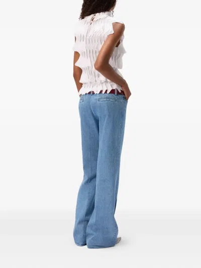 荷叶边分层式无袖罩衫