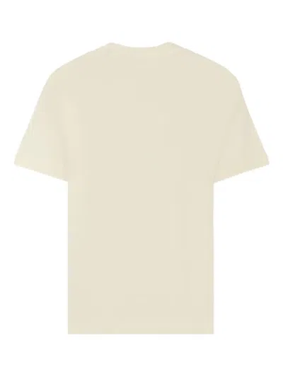Msgm Open Milano Crystal-embellished T-shirt In Neutral