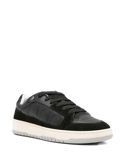 Santha Model 2 Leather Sneakers In Black