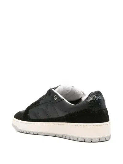 Santha Model 2 Leather Sneakers In Black