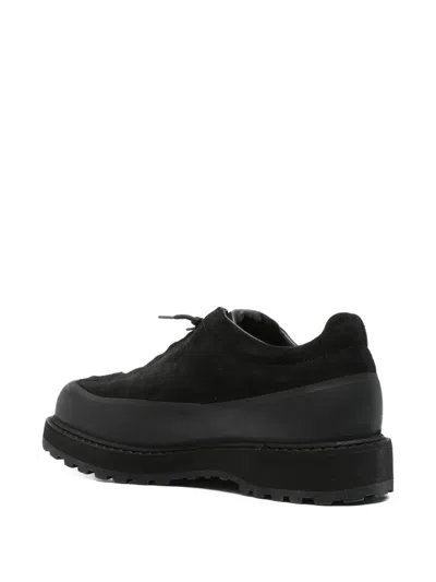 Stone Island Low-top Suede Sneakers Pull Tab In Black