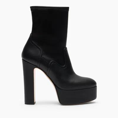 Casadei Patty Platform Boots In Black