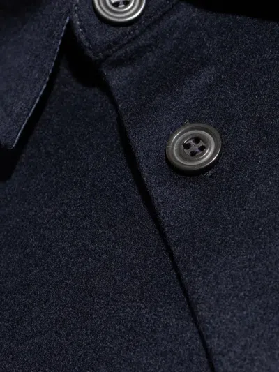 Paul & Shark Buttoned-up Overshirt In Blue