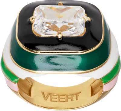 Veert 'the Multi Enamel' Ring In Gold