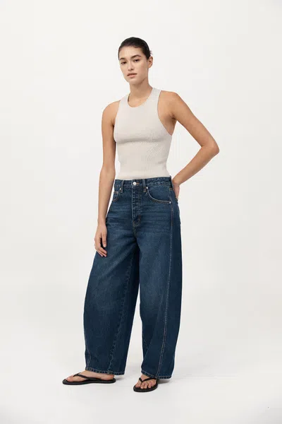 St Agni Sculpted Knit Top In Silver