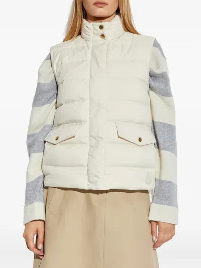Moncler Besset Quilted Flap-pocket Gilet In White