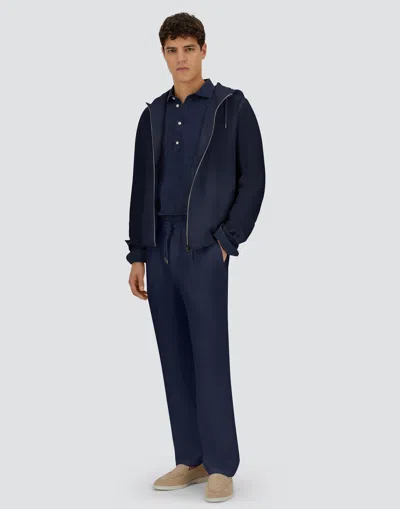 Herno Light Nylon Stretch パンツ In Blue