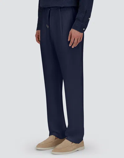 Herno Light Nylon Stretch パンツ In Blue