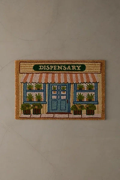 Urban Outfitters Apothecary Coir Doormat At  In Brown